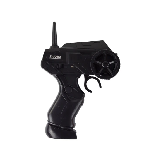 Nuotoliniu būdu valdomas sportinis automobilis R/C 1:24 pilkos spalvos keičiamais ratais Radijo bangomis valdomi žaislai