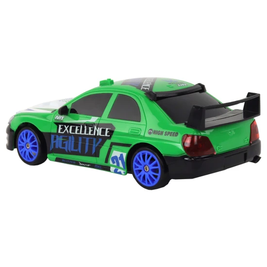 Nuotoliniu būdu valdomas sportinis automobilis R/C 1:24 Žalia keičiami ratai Radijo bangomis valdomi žaislai