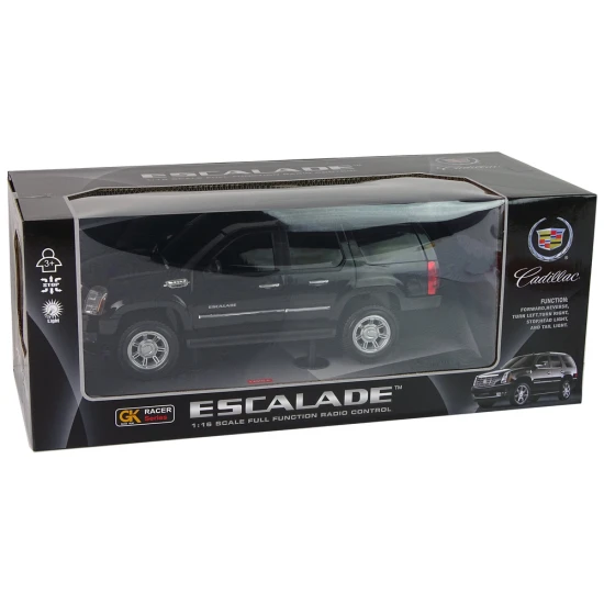 Cadillac Escalade R/C automobilis Juodos šviesos Garsas 1:16 Radijo bangomis valdomi žaislai