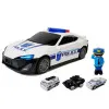 Poliisiauto, jossa on Yrityksen autot