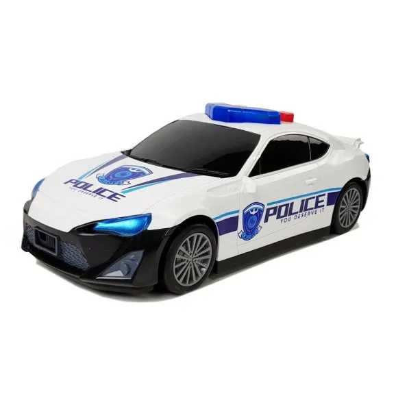 Poliisiauto, jossa on Yrityksen autot