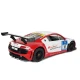 Automobilis R/C Audi R8 LMS Rastar 1:14 Baltai raudonas Radijo bangomis valdomi žaislai