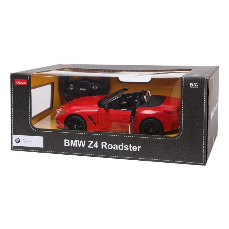 Automobilis R/C BMW Z4 Roadster Rastar 1:14 Raudonas Radijo bangomis valdomi žaislai