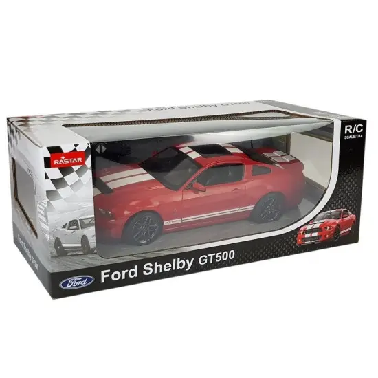 Automobilis R/C Ford Shelby Rastar 1:14 Raudonas Radijo bangomis valdomi žaislai