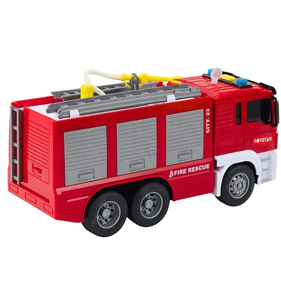 Toy fire truck with light and sound effects Company cars