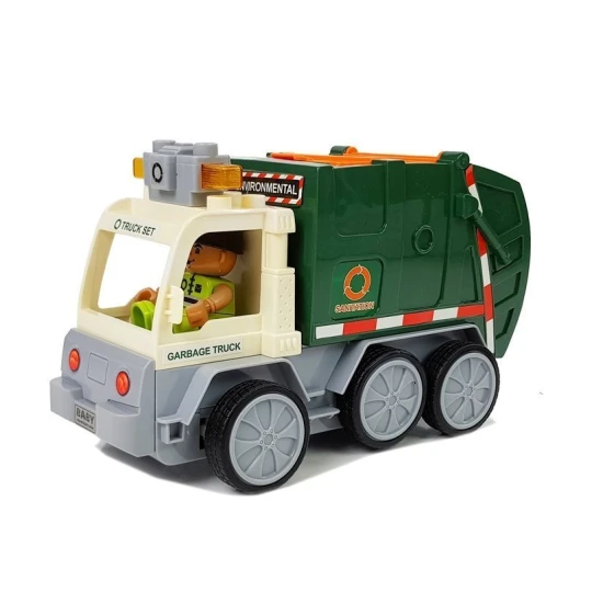 Automatinis šiukšliavežis Nuotoliniu būdu valdomas R/C Radijo bangomis valdomi žaislai