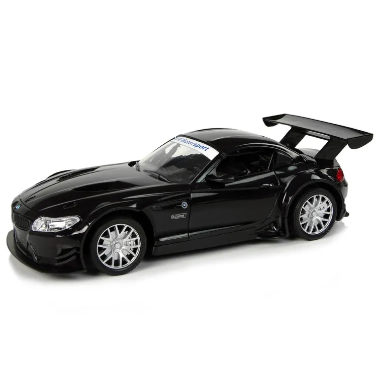 Sportinis automobilis R/C 1:18 BMW Z4 GT3 juodas 2.4 G žibintai Radijo bangomis valdomi žaislai