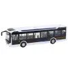 Baltas miesto autobusas su garso ir šviesos efektu Autobusai