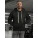Men's black hooded jumper Race Hooded jumpers