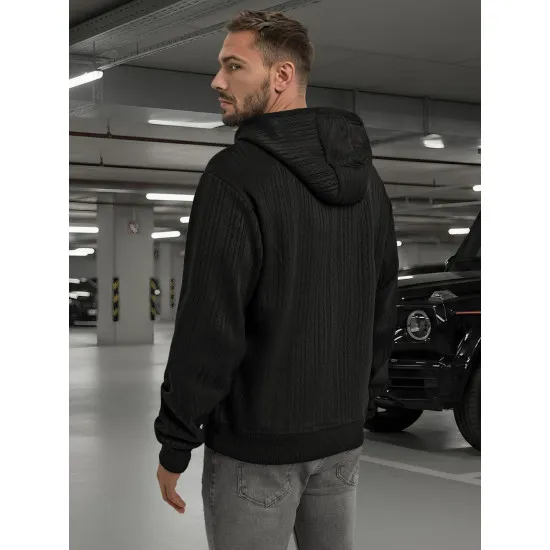 Men's black hooded jumper Race Hooded jumpers