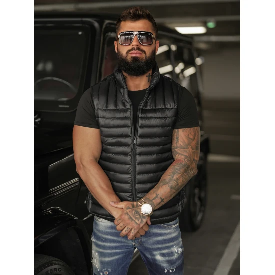 Vyriška juodos spalvos liemenė Stix Liemenės