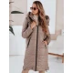 Moteriška ilga tamsiai rusvos spalvos striukė Orvit Moteriškos striukės