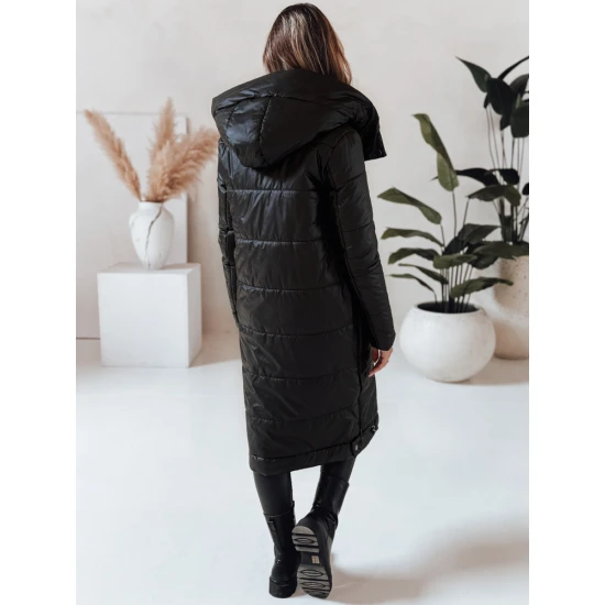 Moteriška ilga juodos spalvos striukė Orvit Moteriškos striukės