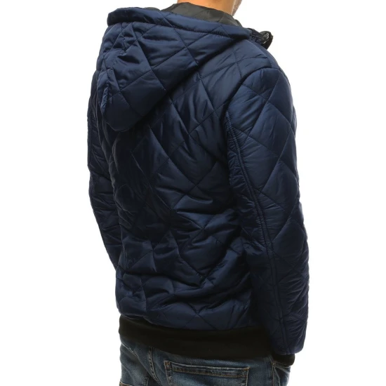 Vyriška pavasarinė - rudeninė striukė tamsiai mėlynos spalvos Karl Rudeninės / Pavasarinės