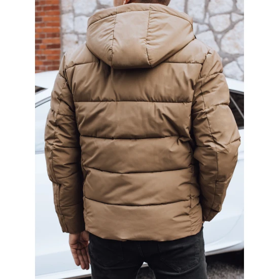 Vyriška žieminė šviesiai rudos spalvos striukė Nevan Striukės