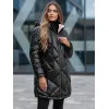 Juoda žieminė striukė Luter JS/5M3189/392Z