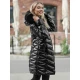 Juodos spalvos žieminė moteriška striukė Marisa JS/16M9100/392Z