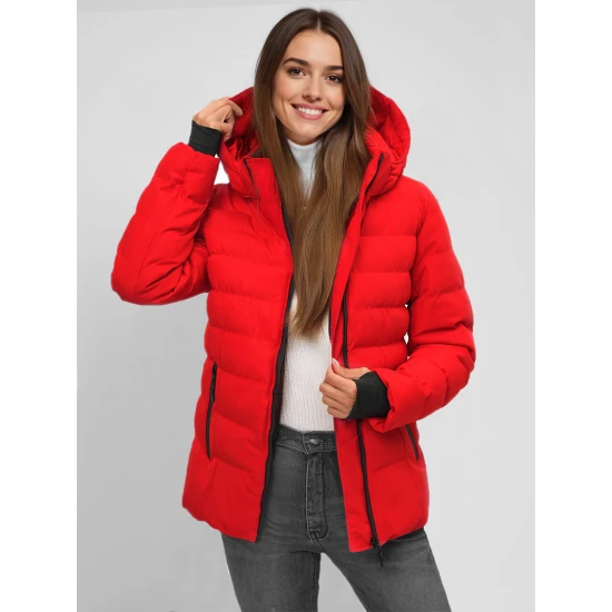 Raudona moteriška striukė Jena JS/M769/270