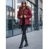 Moteriška bordo spalvos striukė Mona Moteriškos striukės
