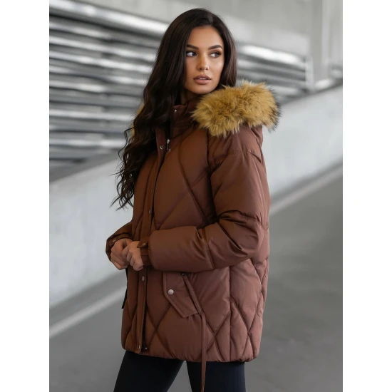 Moteriška ruda žieminė striukė Bistro Moteriškos striukės