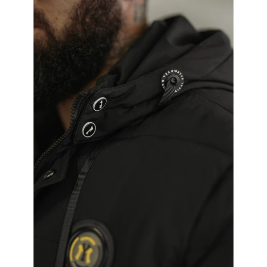 Vyriška juoda žieminė striukė Lorenco JS/57M7503/392