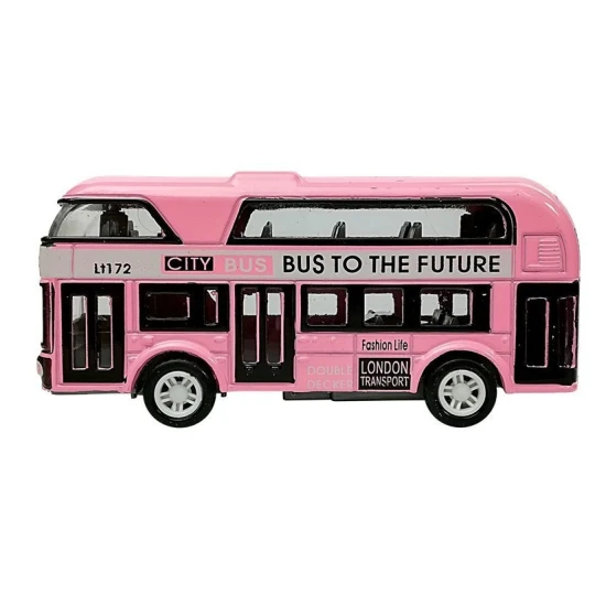 Dviaukštis miesto autobusas su įtempimo pavara Autobusai