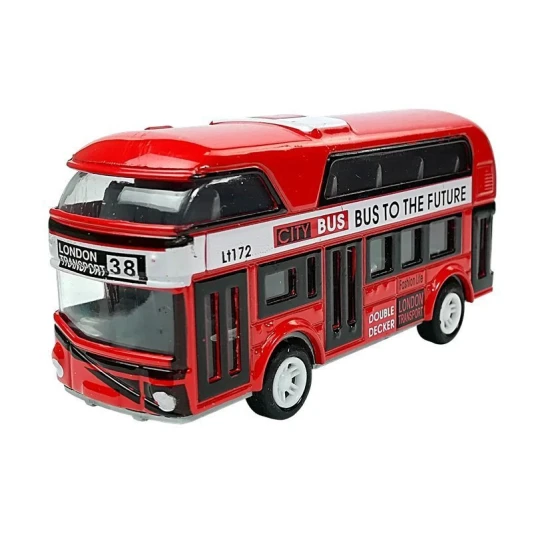 Dviaukštis miesto autobusas su įtempimo pavara Autobusai