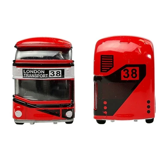 Dviaukštis miesto autobusas su įtempimo pavara Autobusai