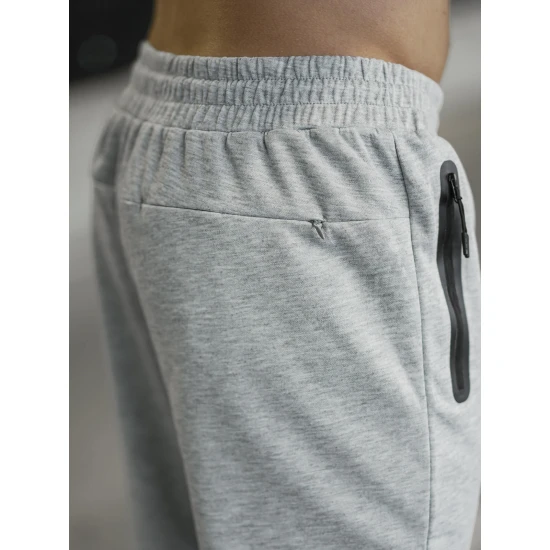 Vyriškos šviesiai pilkos kelnės Run Laisvalaikio kelnės