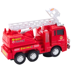  Gaisrinės mašina su judančiomis kopėčiiomis,šviesos ir garsao efektais
