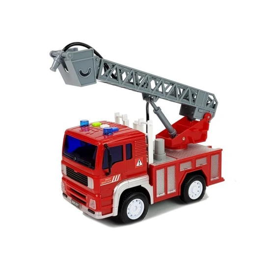 Gaisrinės mašina su trauktuvu ir kopečiomis Tarnybiniai automobiliai