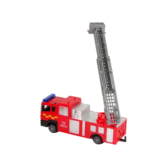 Raudonas ugniagesių transporto priemonių rinkinys Automobilių rinkiniai