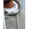 Men's gray hoodie Star. Hooded jumpers