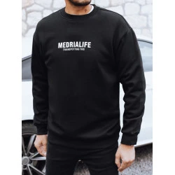 Vyriškas juodas džemperis Medrialife