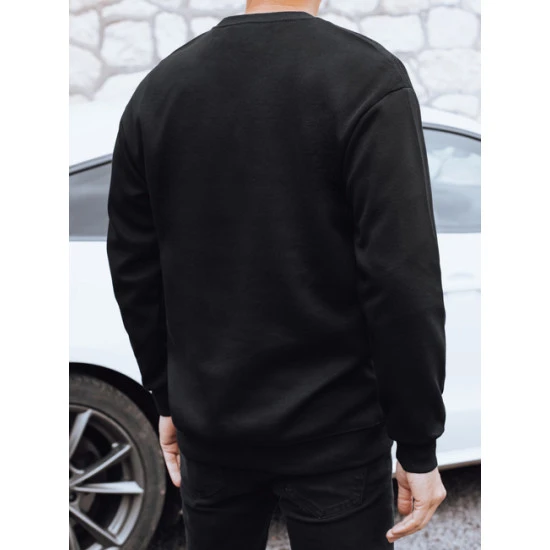 Vyriškas juodas džemperis Medrialife Džemperiai be gobtuvo