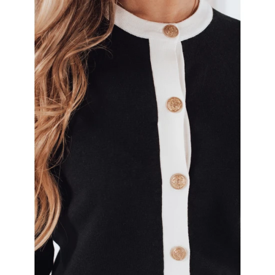 Moteriškas juodas megztinis Merlin Moteriški megztiniai