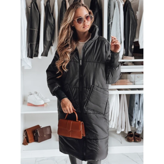 Moteriška oversize juoda striukė Gala Moteriškos striukės