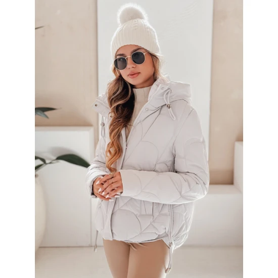 Moteriška žieminė baltos spalvos striukė Silma Moteriškos striukės