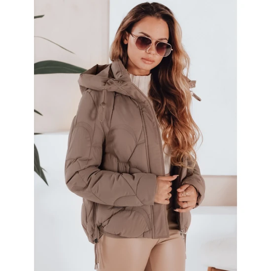 Moteriška žieminė rudos spalvos striukė Silma Moteriškos striukės