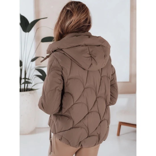 Moteriška žieminė rudos spalvos striukė Silma Moteriškos striukės