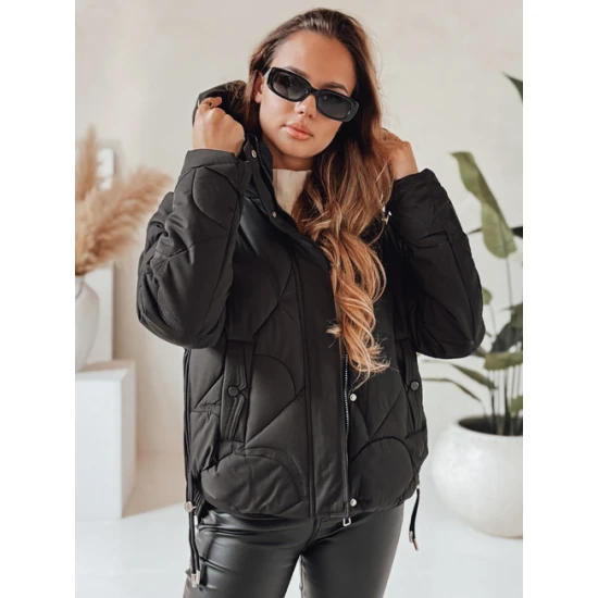 Moteriška žieminė juodos spalvos striukė Silma Moteriškos striukės