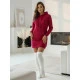 Moteriška bordo suknelė su gobtuvu Megan JS/YS10003/21