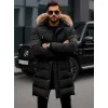 Vyriška juoda žieminė striukė Bruno JS/19M1290/392