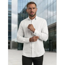 Vyriški baltos spalvos marškiniai Royal