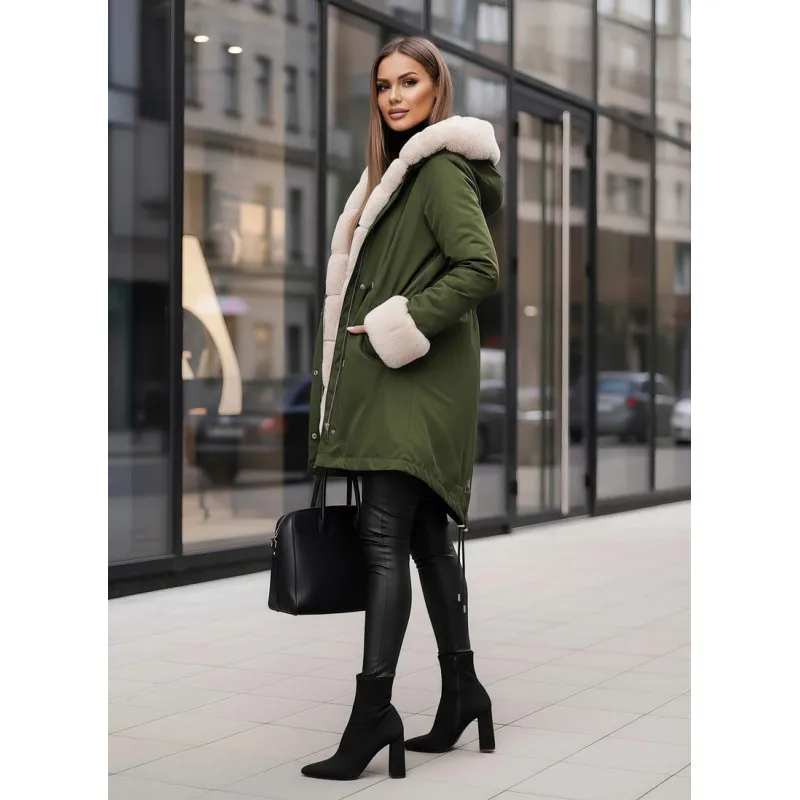 Žalia moteriška striukė Moly JS/M763/136Z