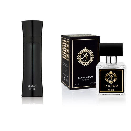 AJ Deluxe Nr266 kvepalai įkvėpti Armani - Black Code 50 ml AJ Deluxe Vyrams French Perfumes
