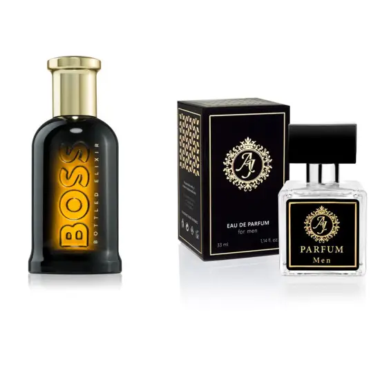 AJ Deluxe Nr327 kvepalai įkvėpti Hugo Boss - Boss Bottled Elixir Parfum 50 ml AJ Deluxe Vyrams French Perfumes
