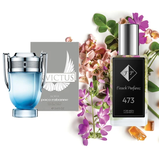 Nr473 kvepalai įkvėpti Paco Rabanne Invictus Aqua 60 ml