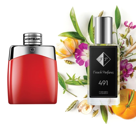 Nr491 kvepalai įkvėpti Montblanc - Legend Red 33 ml