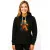 Black Hooded Sweatshirt Ginger Cookie